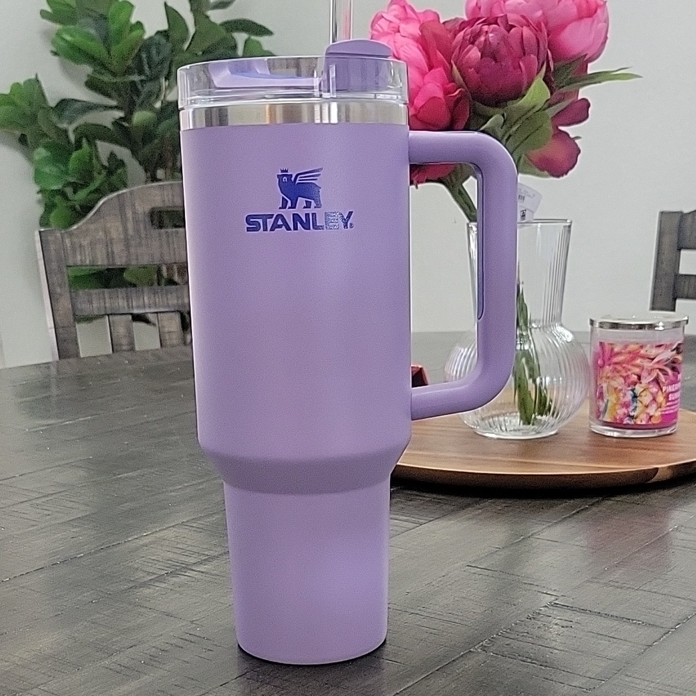 Stanley Purple Tumbler with Handle